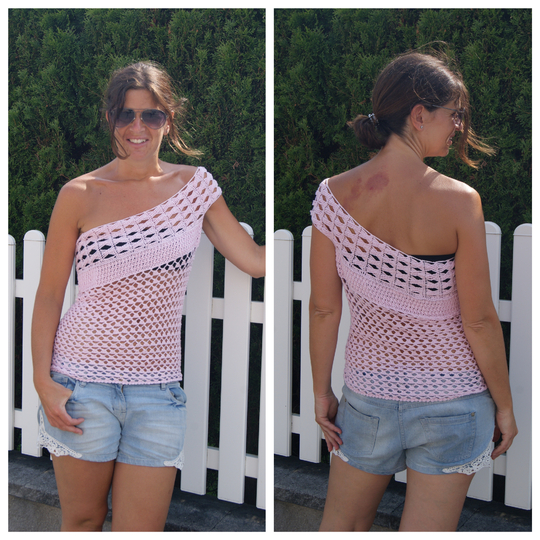 Häkel-Top CLEOPATRA (für alle Größen leicht anzupassen)