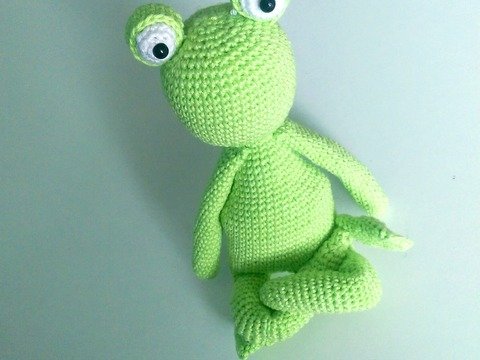 Freddy Frosch Amigurumi Häkel Anleitung