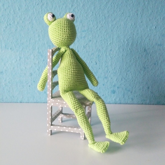 Freddy Frosch Amigurumi Häkel Anleitung