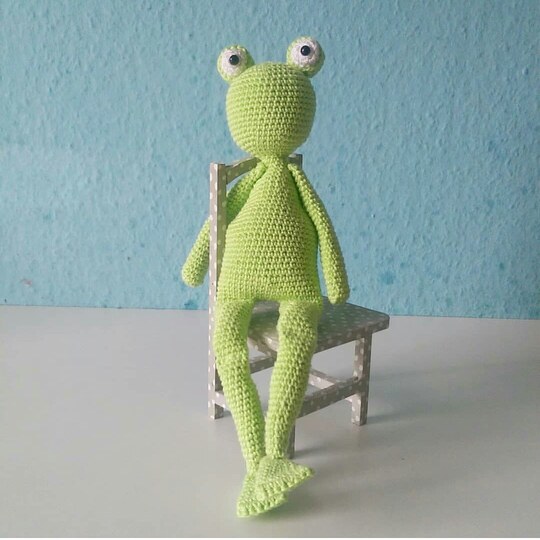 Freddy Frosch Amigurumi Häkel Anleitung