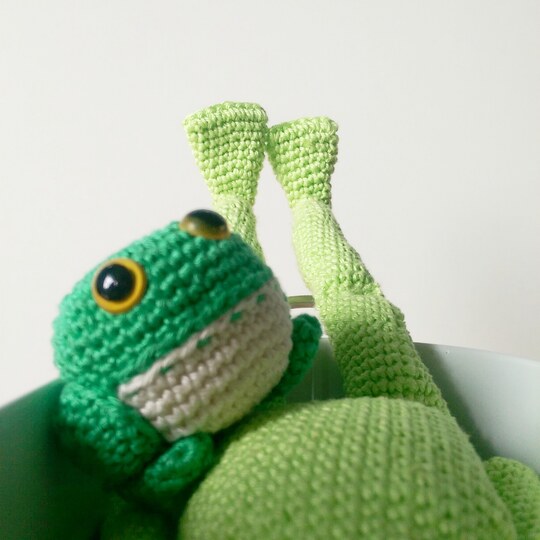 Freddy Frosch Amigurumi Häkel Anleitung