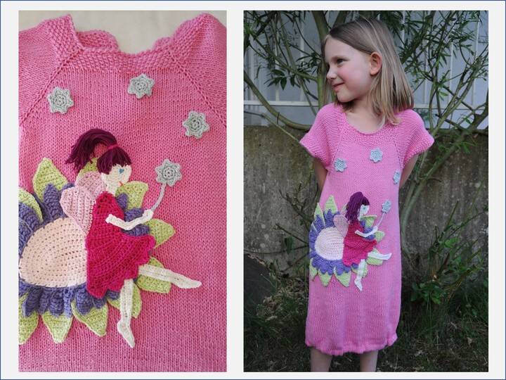 Anleitung Feenkleid Gr. 110-116 (anpassbar für andere Größen)