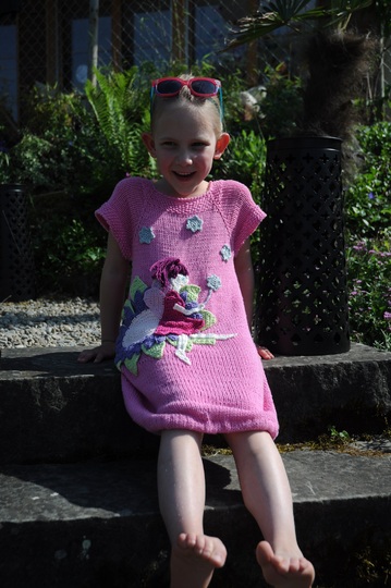 Anleitung Feenkleid Gr. 110-116 (anpassbar für andere Größen)