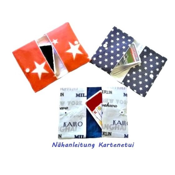 Nähanleitung für ein Spiel- und Sammelkarten Etui