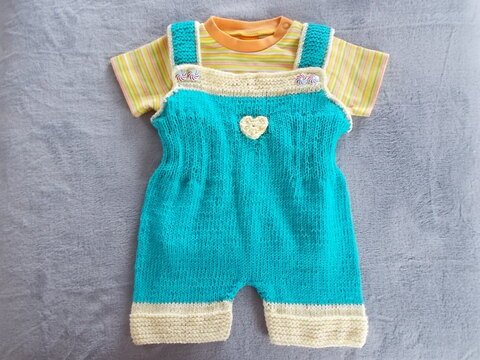 Baby-Sommerhose - wächst mit ab Größe 62 - Strickanleitung