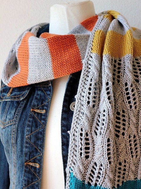 Strickanleitung Stola "Mix it up" - Bild 2