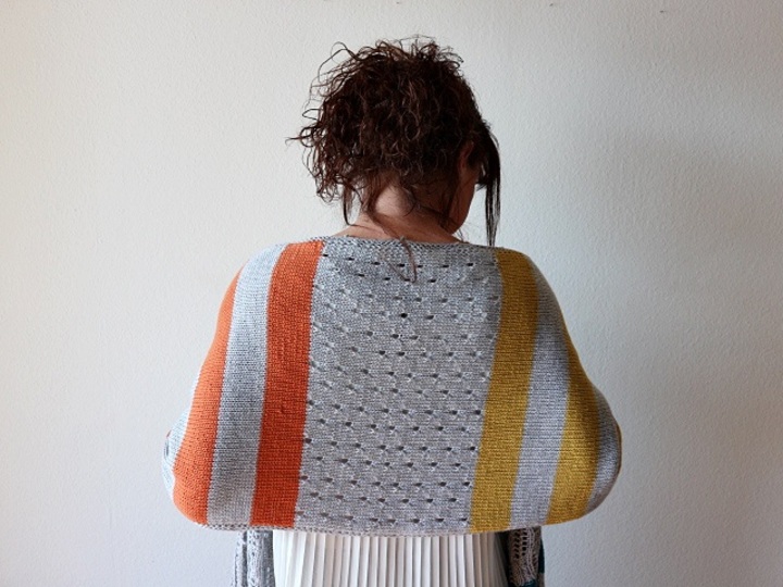 Strickanleitung Stola "Mix it up"