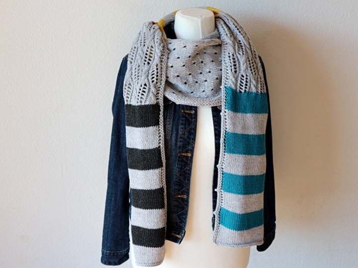 Strickanleitung Stola "Mix it up"