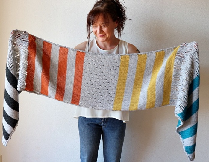 Strickanleitung Stola "Mix it up"