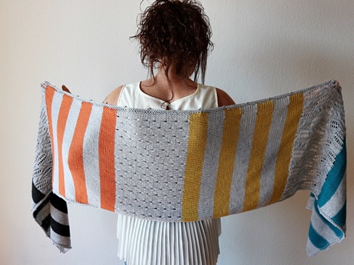 Strickanleitung Stola "Mix it up"