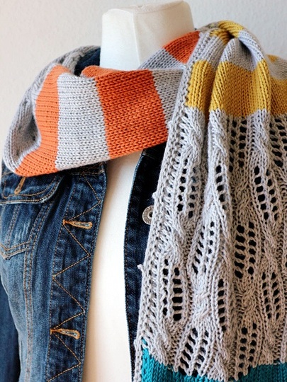 Strickanleitung Stola "Mix it up"