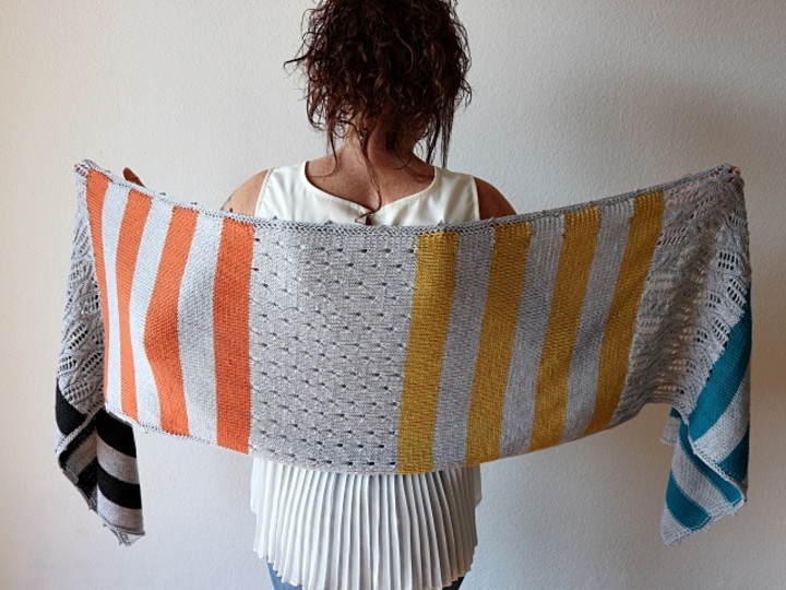 Strickanleitung Stola "Mix it up"