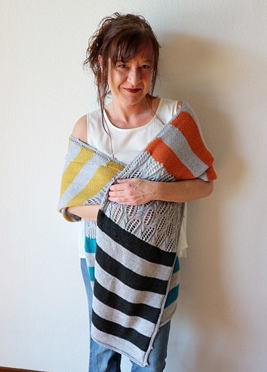 Strickanleitung Stola "Mix it up"