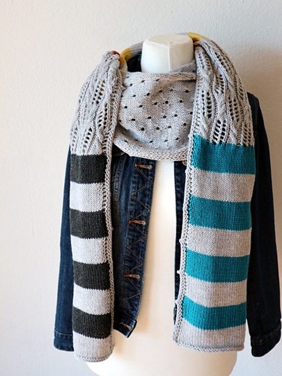 Strickanleitung Stola "Mix it up"