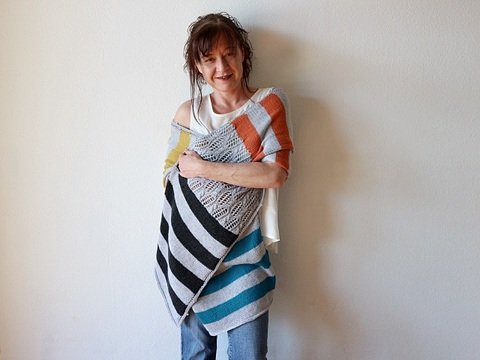 Strickanleitung Stola "Mix it up"