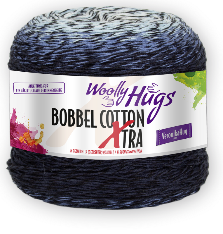 Tuch "Bogen-Hype" mit 1 BOBBEL-COTTON XTRA von Woolly Hugs häkeln - Bild 2