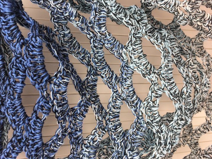 Tuch "Bogen-Hype" mit 1 BOBBEL-COTTON XTRA von Woolly Hugs häkeln