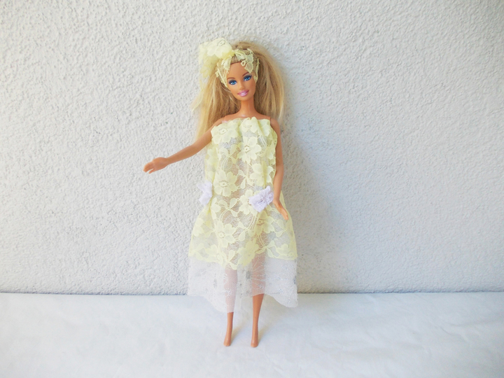 Nähanleitung Puppenkleider, 2 Varianten, auch ohne Nähmaschine