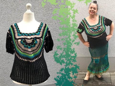 Oberteil "Half Mandala"