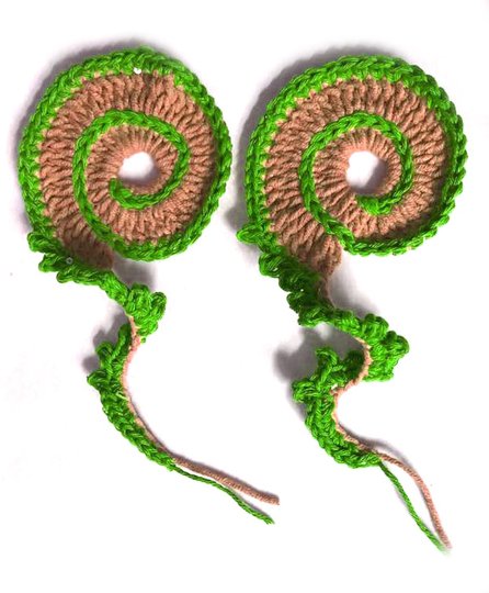 Lustiges Schwurbelornament