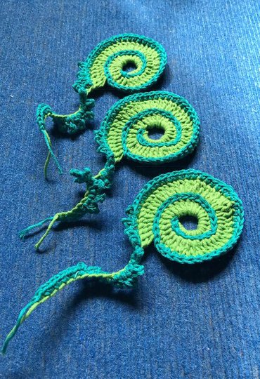 Lustiges Schwurbelornament