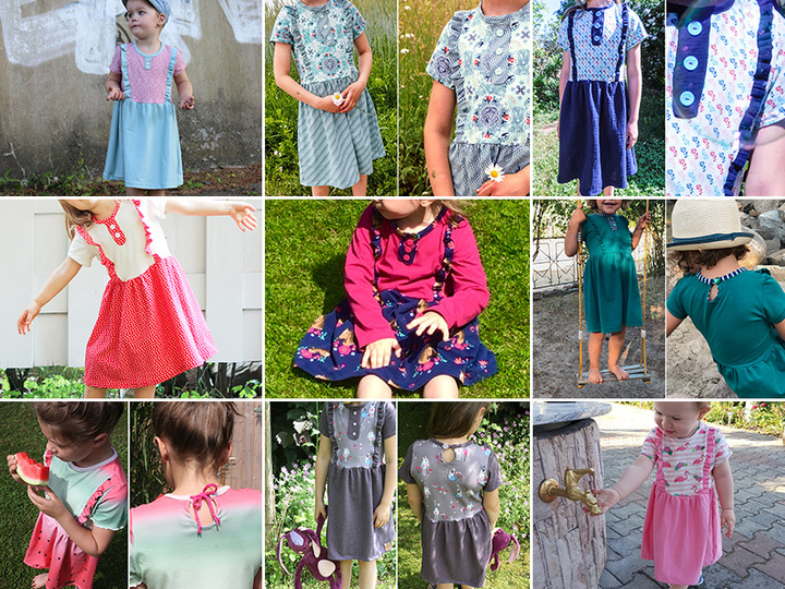 Kinderkleid "Mila" Schnittmuster 92 - 146
