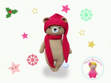 Großer Honigbär, Amigurumi Häkelanleitung