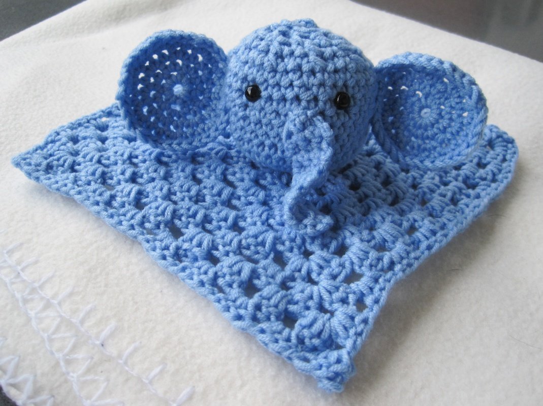 Häkelanleitung El `Fanto  Schnuffeltuch