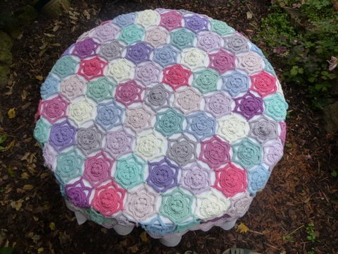 Häkelanleitung Tischdecke - Tischläufer - Deckchen