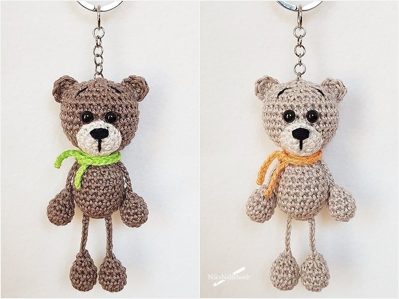 Häkelanleitung - Taschenbaumler Bärchen Björn