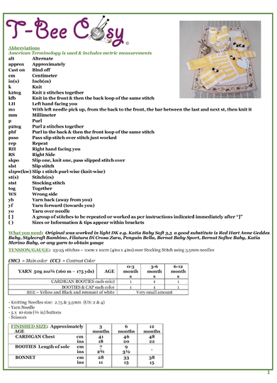 BunnyKids Honey Baby Set  (1 - 12 months) - (Series 2)