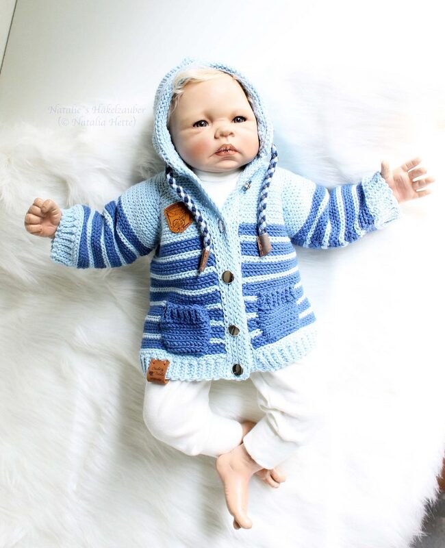 Kids jacket "Maxim", raglan, seamless Size: 0 m. - 5 y. - Image 6