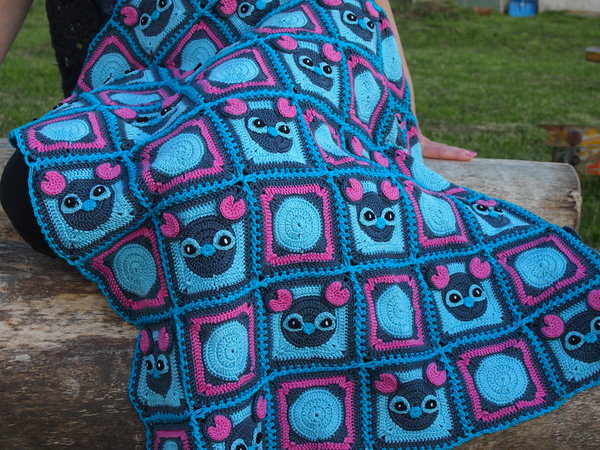 Ohana Afghan or Mickey Stitch Baby Blanket crochet pattern