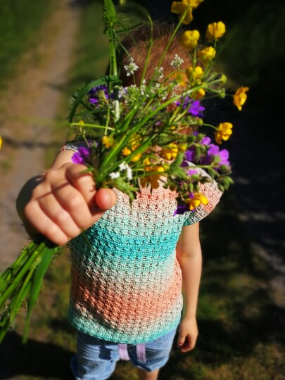 Shirt, Top Tunika "Flower Power" alle Größen