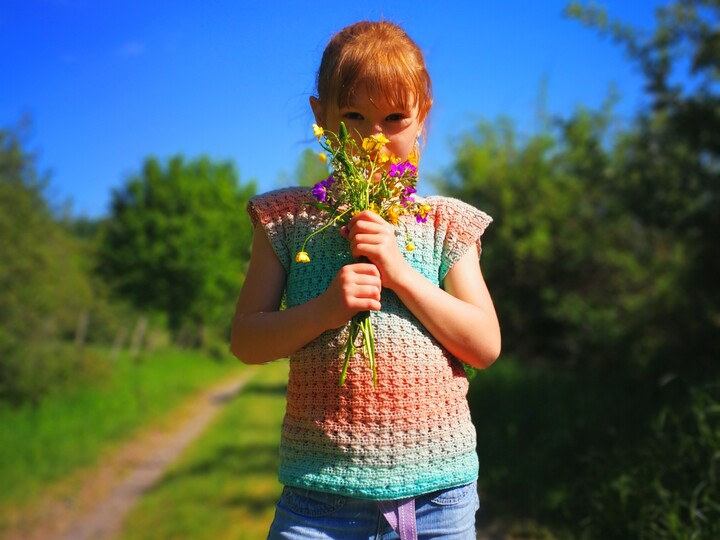 Shirt, Top Tunika "Flower Power" alle Größen