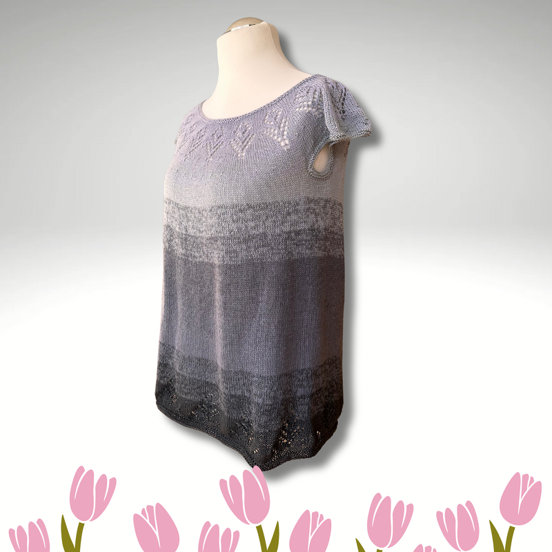 Strickanleitung für Tunika Dark Tulip - Bild 4