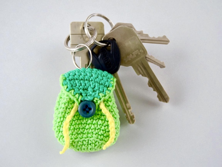 Backpack Keychain - Crochet Pattern