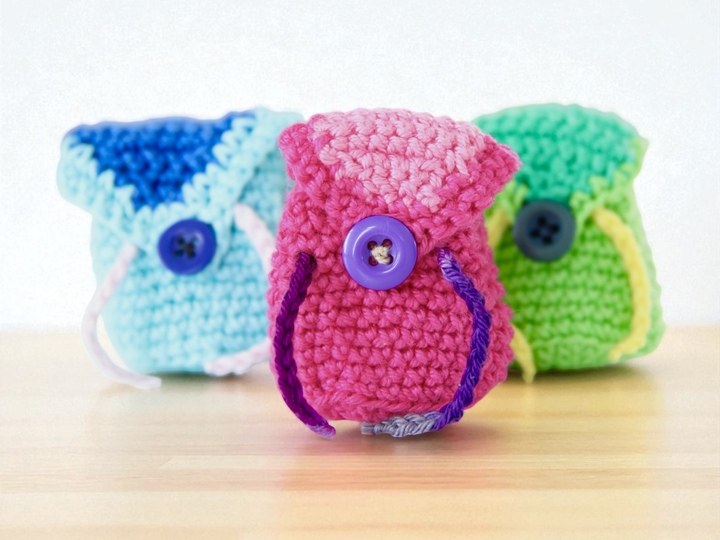 Backpack Keychain - Crochet Pattern