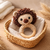 Crochet Pattern Lion Rattle, crochet Babyrattle