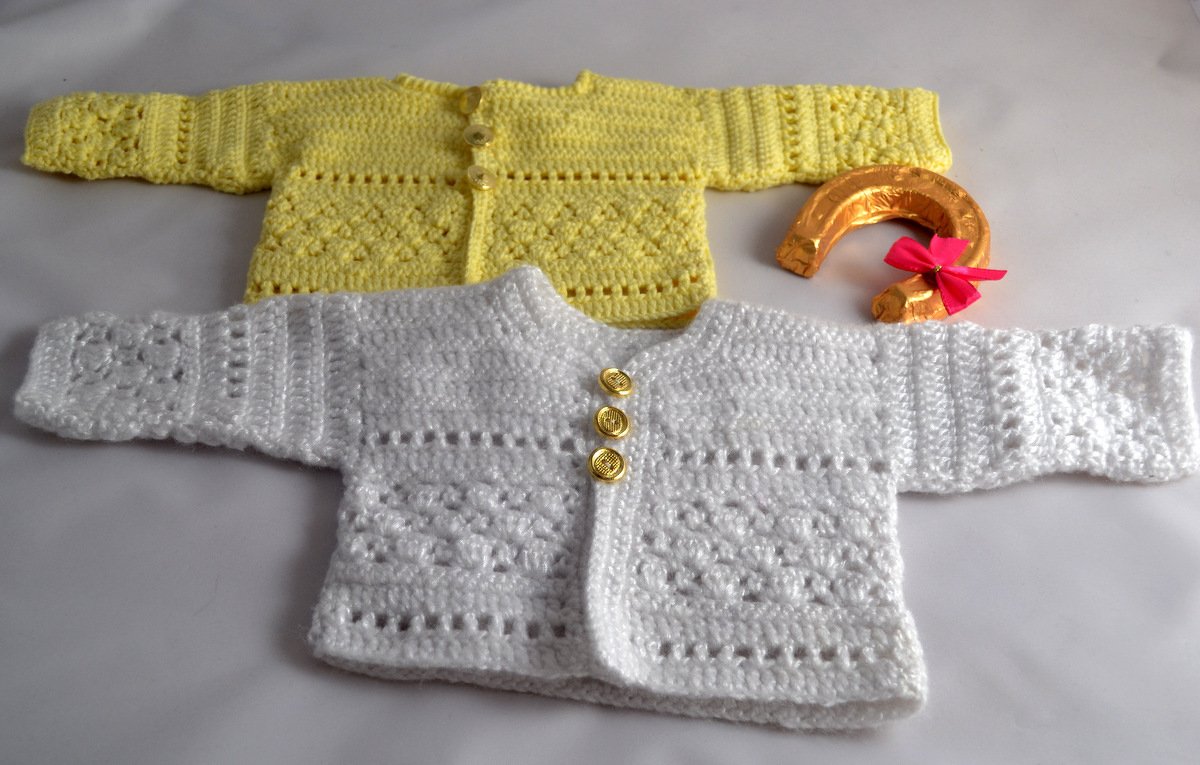 Häkelanleitung * Baby Jäckchen in 3 Größen - Bild 7