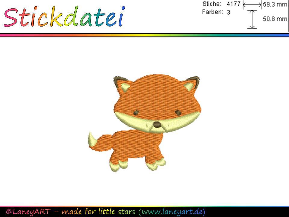 Stickdatei "Fuchs"