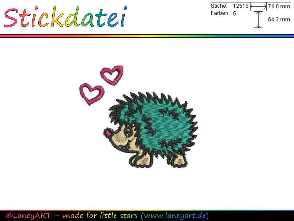 Stickdatei "Igel"