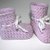 Strickanleitung Babyschuhe, Booties, Sohlenlänge ca. 9 cm, Flechtmuster