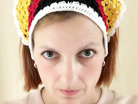 Häkelanleitung Kopftuch WM 2018