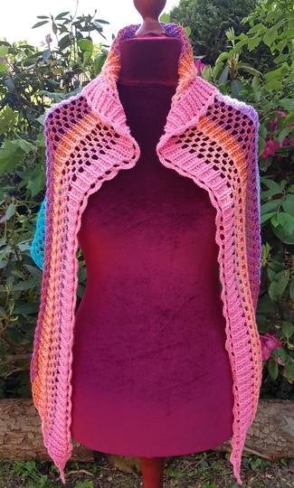 Häkelanleitung Dreieckstuch Zeitlos - schlichte Eleganz