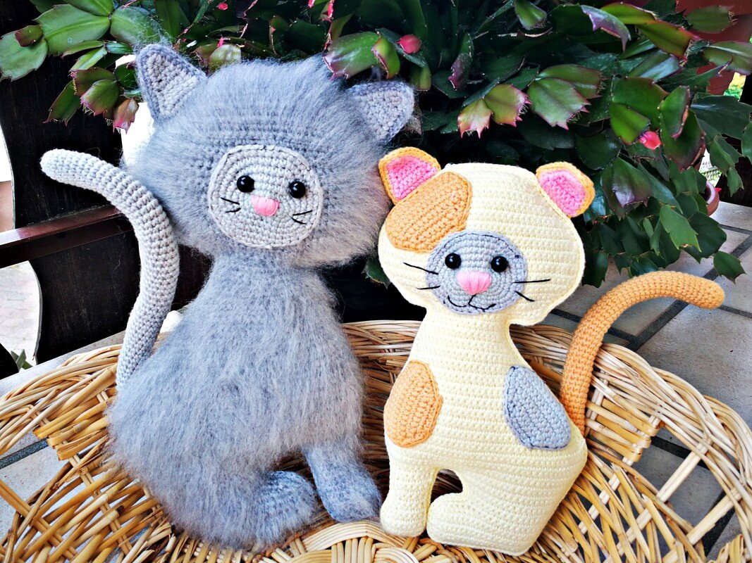 Verspielte Kätzchen häkeln in verschiedenen Varianten - Bild 4