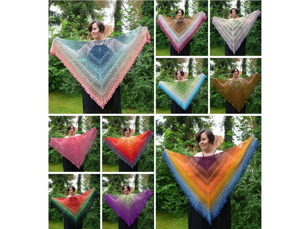 Häkel-Dreieckstuch "Nubigena"