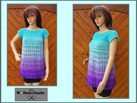 Häkelanleitung Tunika - Kleid "Liliana"