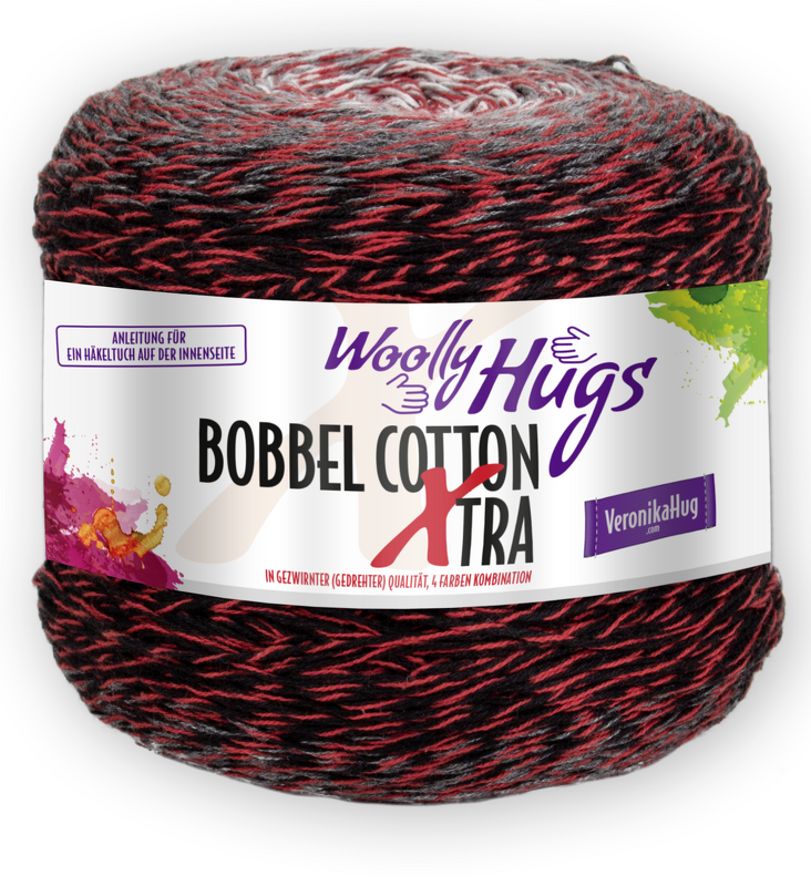 Tuch "Multimus" mit 1 Bobbel-Cotton XTRA von Woolly Hugs stricken - Bild 5