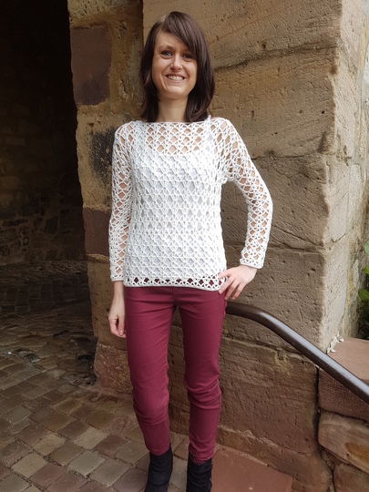 Häkelanleitung Pulli Feeling, Alle Größen